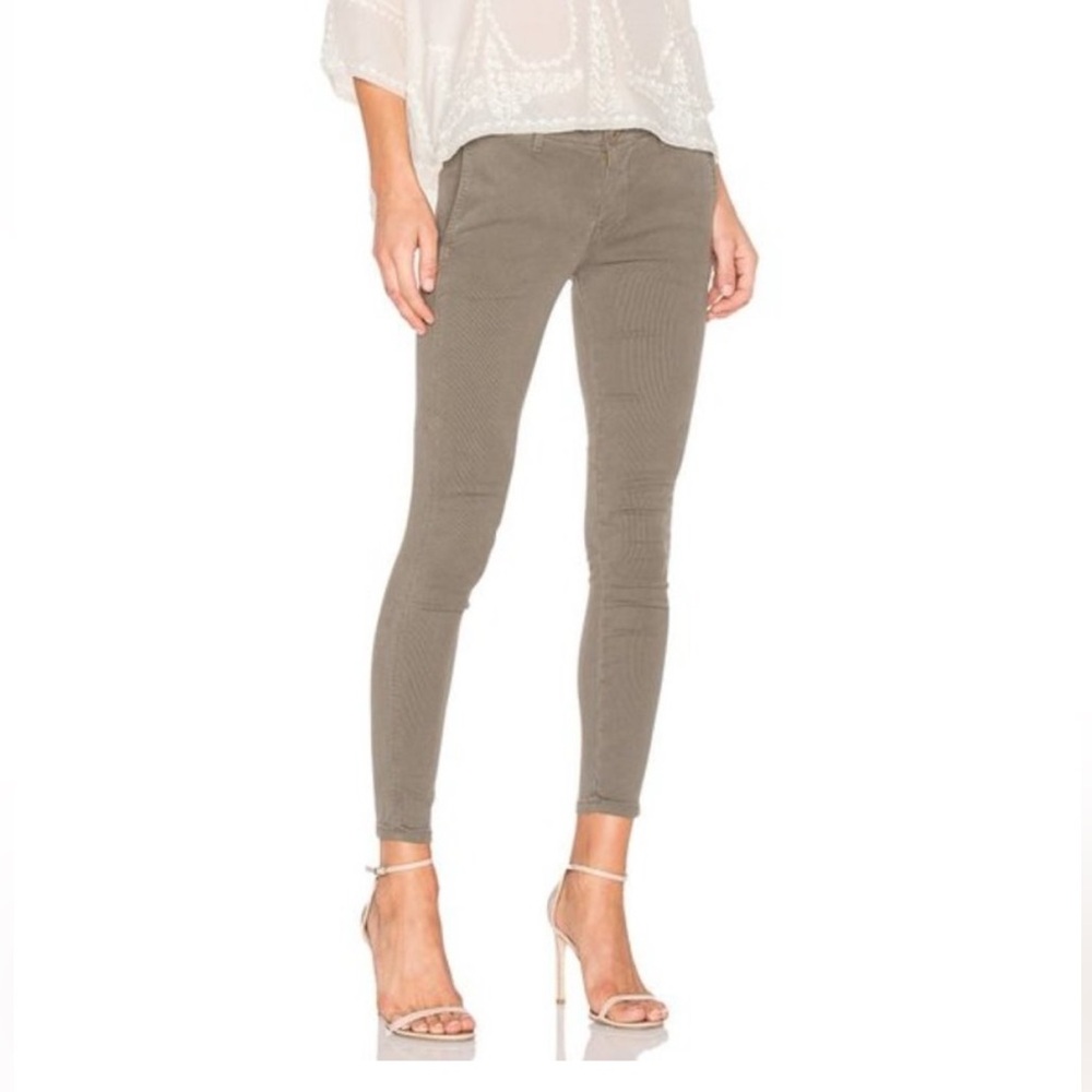 • The Great • Womens Corduroy Skinny Pants Light Green 27